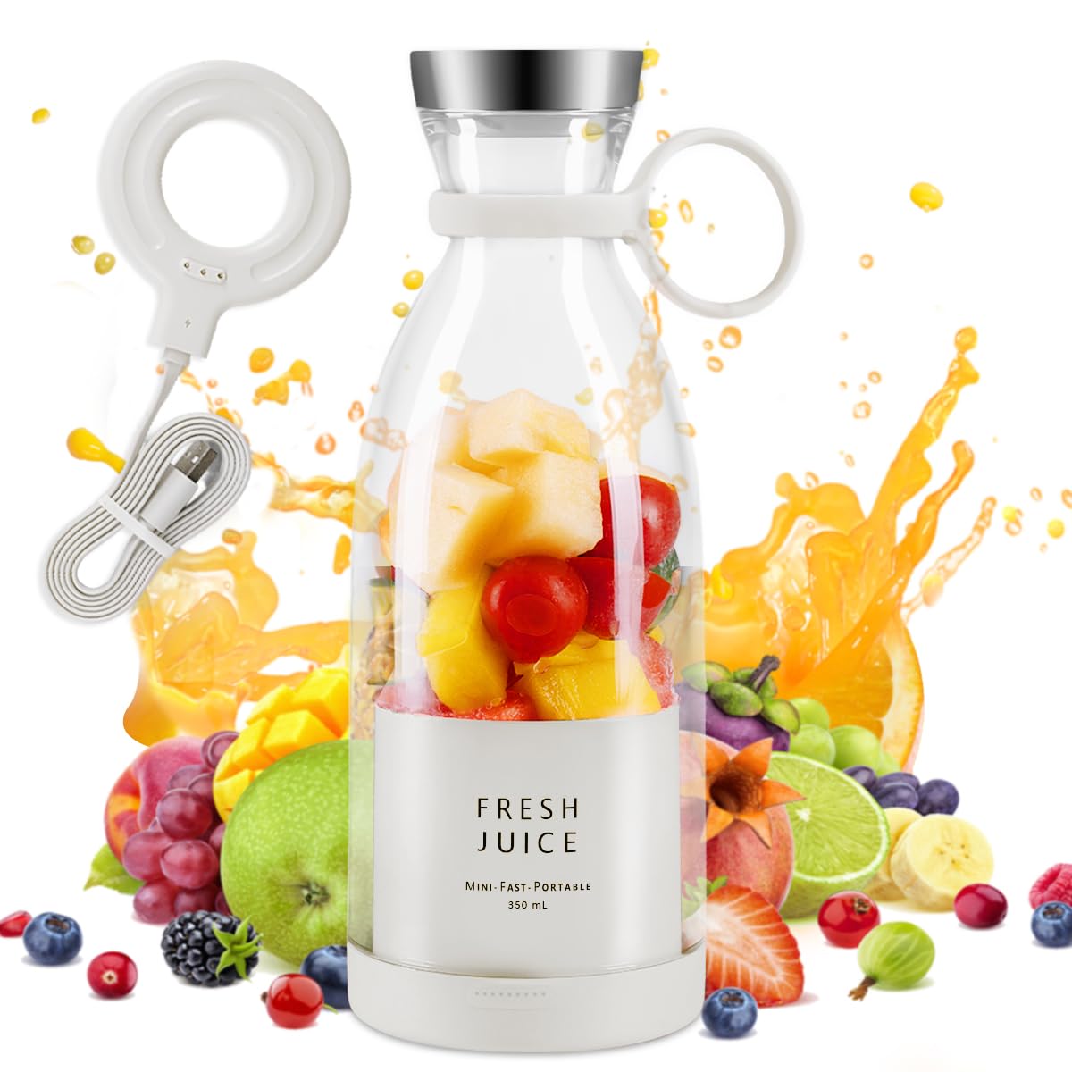 Portable Multifunctional USB Charging Juice Cup